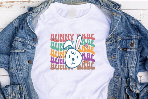 Retro Easter SVG Design, Bunny Babe SVG FiveStarCrafting 