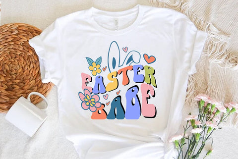 Retro Easter SVG Design, Easter Babe SVG FiveStarCrafting 
