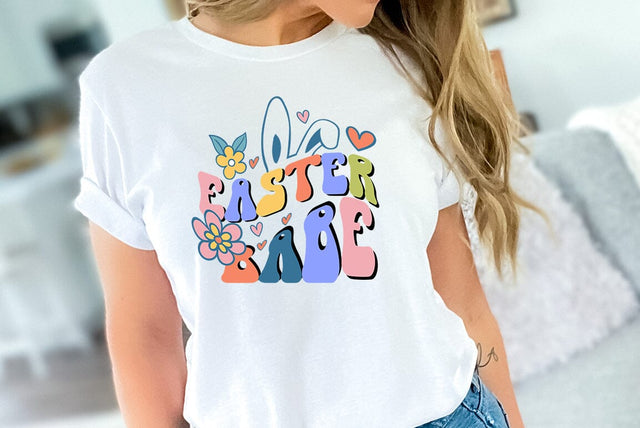 Retro Easter SVG Design, Easter Babe SVG FiveStarCrafting 