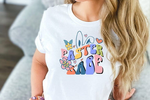 Retro Easter SVG Design, Easter Babe SVG FiveStarCrafting 