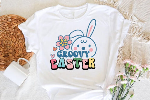 Retro Easter SVG Design, Groovy Easter SVG FiveStarCrafting 