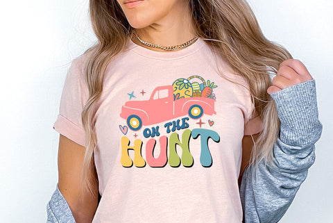 Retro Easter SVG Design, On the hunt SVG FiveStarCrafting 