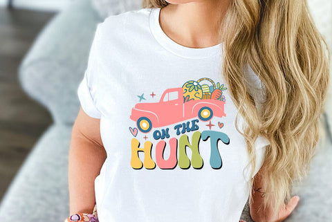 Retro Easter SVG Design, On the hunt SVG FiveStarCrafting 