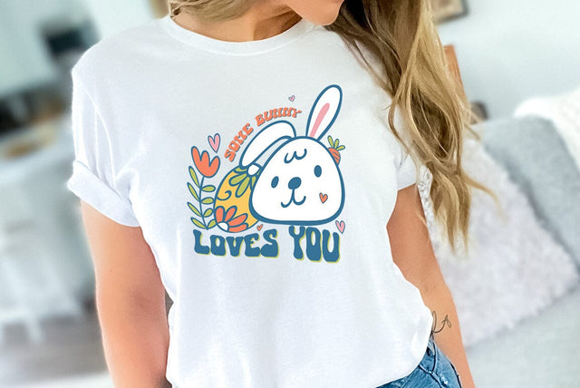 Retro Easter SVG Design, Some Bunny Loves You SVG FiveStarCrafting 