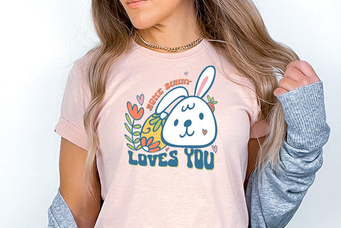 Retro Easter SVG Design, Some Bunny Loves You SVG FiveStarCrafting 