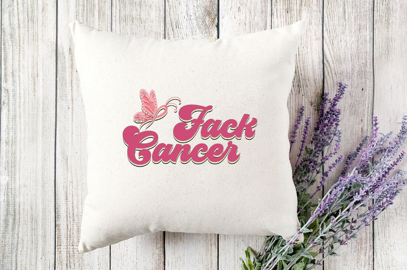 Retro Fack Cancer Svg Design SVG SVGista 