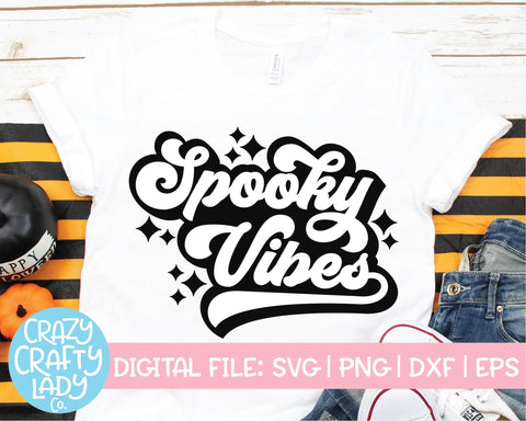 Retro Fall | Halloween | Thanksgiving Quote SVG Cut File Bundle SVG Crazy Crafty Lady Co. 