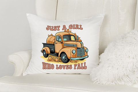 Retro Fall PNG - Just a Girl Who Loves Fall Sublimation CraftLabSVG 