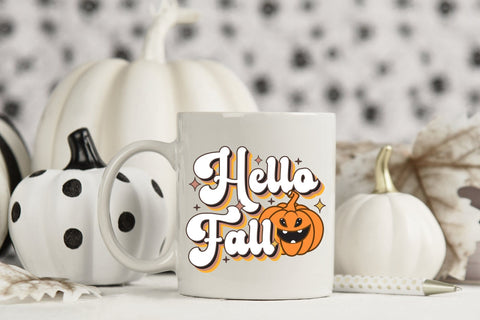 Retro Fall PNG Sublimation Bundle Sublimation CraftLabSVG 