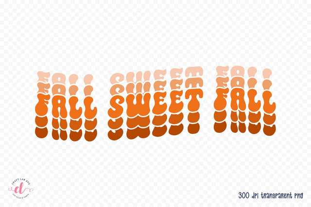 Retro Fall Sublimation Design, Fall Sweet Fall Sublimation CraftLabSVG 