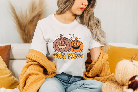 Retro Fall Sublimation Design | Fall Vibes PNG SVG CraftLabSVG 