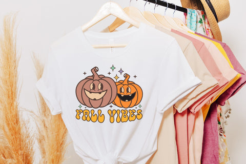 Retro Fall Sublimation Design | Fall Vibes PNG SVG CraftLabSVG 