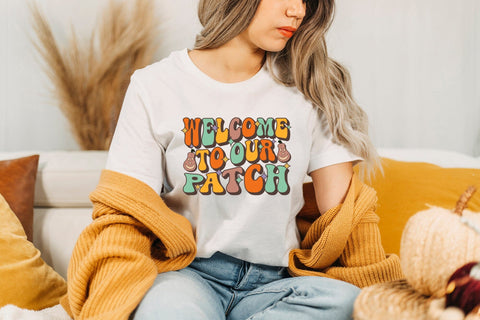 Retro Fall Sublimation - Welcome to Our Patch Sublimation CraftLabSVG 