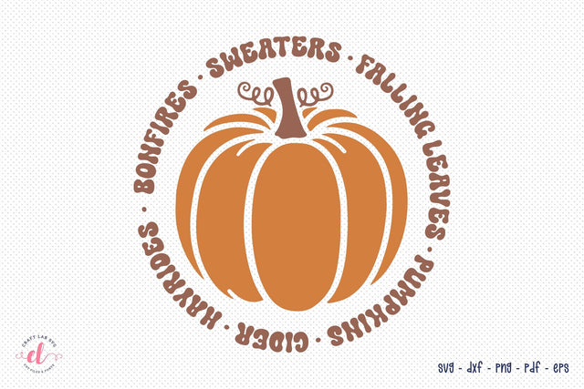 Retro Fall SVG - Autumn SVG Cut Files SVG CraftLabSVG 