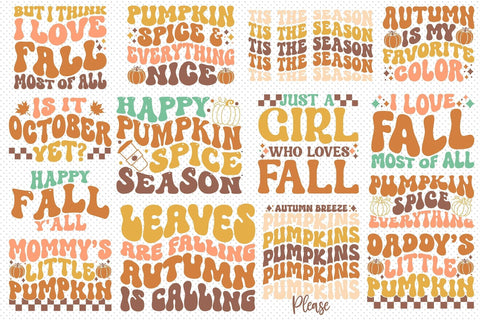 Retro Fall SVG Bundle SVG CraftLabSVG 