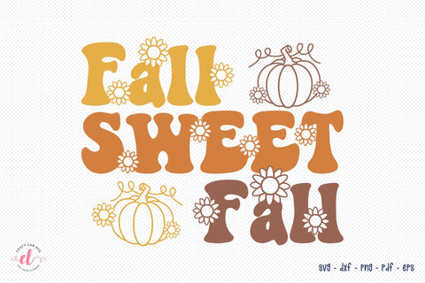 Retro Fall SVG, Fall Sweet Fall SVG SVG CraftLabSVG 