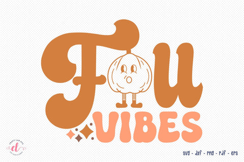 Retro Fall SVG, Fall Vibes Cut File SVG CraftLabSVG 