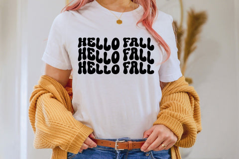 Retro Fall SVG | Hello Fall Cut File SVG CraftLabSVG 
