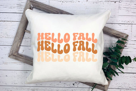 Retro Fall SVG | Hello Fall Cut File SVG CraftLabSVG 