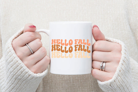Retro Fall SVG | Hello Fall Cut File SVG CraftLabSVG 