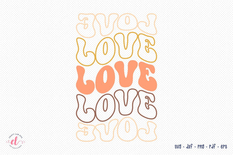 Retro Fall SVG | Love SVG Cut File SVG CraftLabSVG 