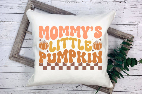 Retro Fall SVG | Mommy's Little Pumpkin SVG CraftLabSVG 