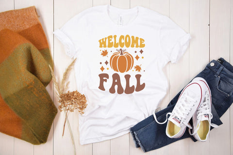 Retro Fall SVG - Welcome Fall Cut File SVG CraftLabSVG 