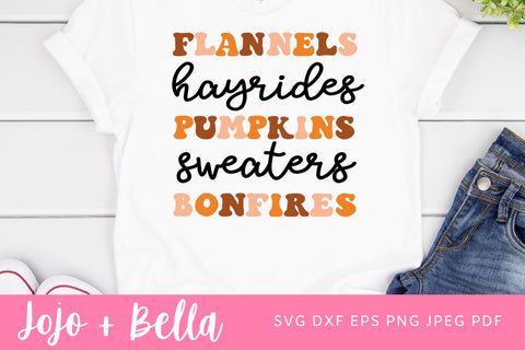 Retro Flannels Bonfires Pumpkins SVG, Pumpkin Svg, Pumpkin SVG Bundle, Halloween Svg, Fall Svg, Patterned Pumpkin Svg, Svg for Cricut SVG Jojo&Bella 