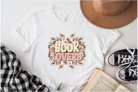 Retro Floral Book Lovers Sublimation Sublimation Jagonath Roy 