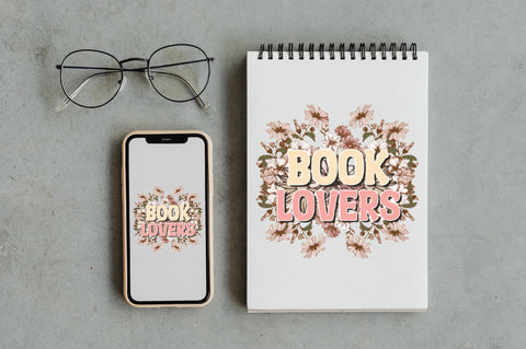Retro Floral Book Lovers Sublimation Sublimation Jagonath Roy 