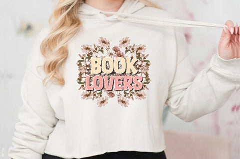 Retro Floral Book Lovers Sublimation Sublimation Jagonath Roy 