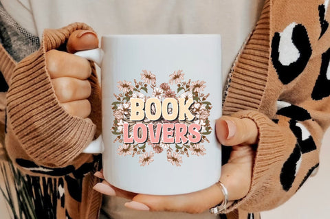 Retro Floral Book Lovers Sublimation Sublimation Jagonath Roy 