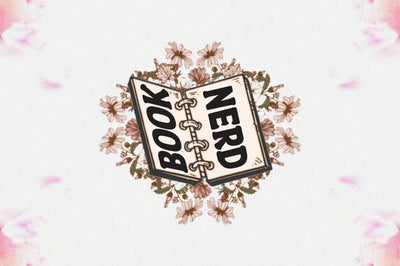 Retro Floral Book Nerd Sublimation Sublimation Jagonath Roy 