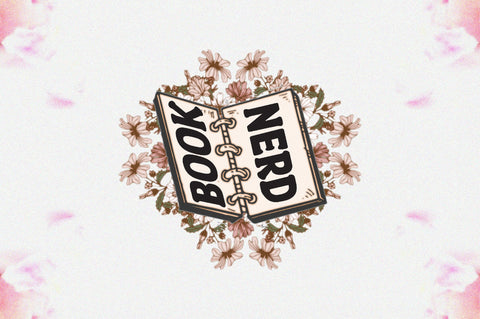 Retro Floral Book Nerd Sublimation Sublimation Jagonath Roy 