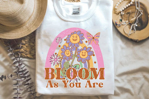 Retro Flower Bloom Quote Sublimation Sublimation Jagonath Roy 