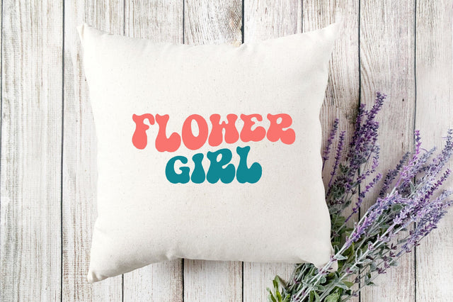 Retro flower girl SVG SVGista 