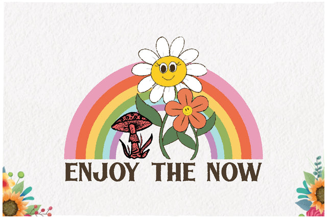 Retro Flower Quote Sublimation Sublimation Jagonath Roy 