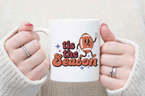 Retro Football Cartoon PNG Sublimation Sublimation designartist 