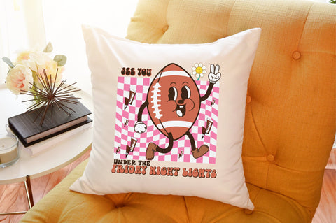 Retro Football Cartoon PNG Sublimation Sublimation designartist 