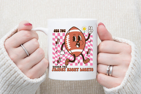 Retro Football Cartoon PNG Sublimation Sublimation designartist 