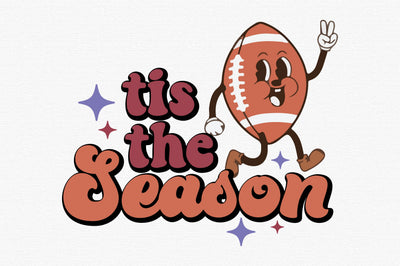 Retro Football Cartoon PNG Sublimation Sublimation designartist 