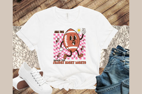 Retro Football Cartoon PNG Sublimation Sublimation designartist 