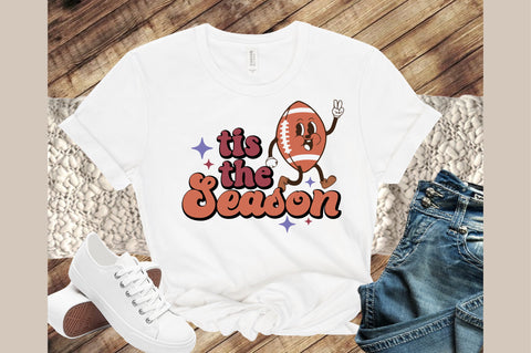 Retro Football Cartoon PNG Sublimation Sublimation designartist 