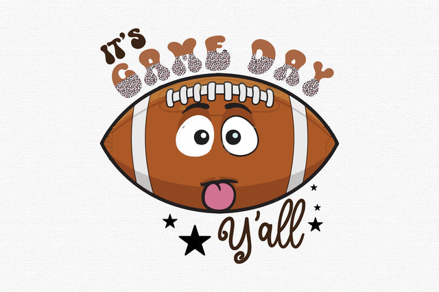 Retro Football Game Day PNG Sublimation Sublimation designartist 