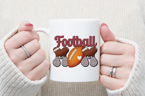 Retro Football Mom PNG Sublimation Sublimation designartist 