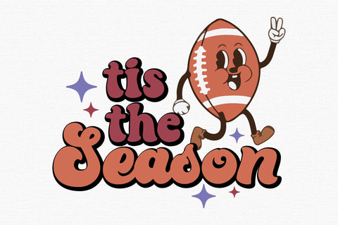 Retro Football PNG Sublimation Bundle SVG designartist 