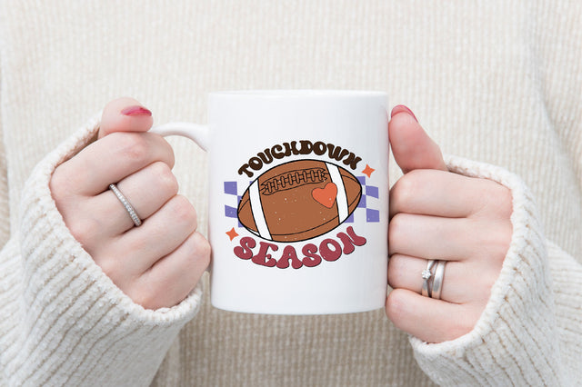 Retro Football PNG Sublimation Sublimation SVGista 