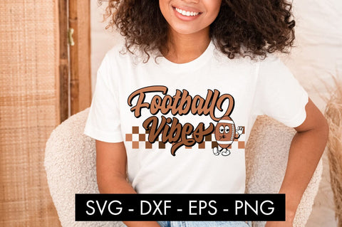 Retro Football Vibes SVG Cut File PNG Sublimation SVG Freeling Design House 