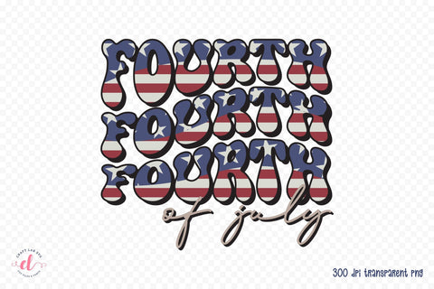 Retro Fourth of July PNG Sublimation Sublimation CraftLabSVG 