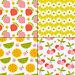 Retro Fruit and Flower Patterns Melissa Held Designs 